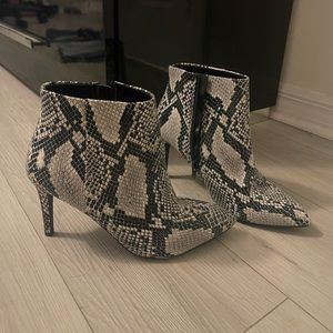 Snakeskin boots